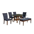 thumbnail image 1 of Antecomedor Kessa Muebles  Dianne 4 Sillas 1 Banca Nogal, 1 of 2
