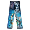 thumbnail image 3 of Phineas And Ferb Mens Pajama Pants PJs Bottoms Sleepwear Lounge Pants, 3 of 7