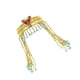 thumbnail image 1 of Ounissouiy Tocado de Reina de Egipto, disfraz temático, regalo para accesorios fotográficos, puesta en escena, exquisito y real Kits de decoración para fiestas, 1 of 6