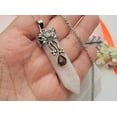 thumbnail image 6 of Natural Crystal Necklace Rose Quartz With Opal  Tiger's Eye Point Necklace, 6 of 10