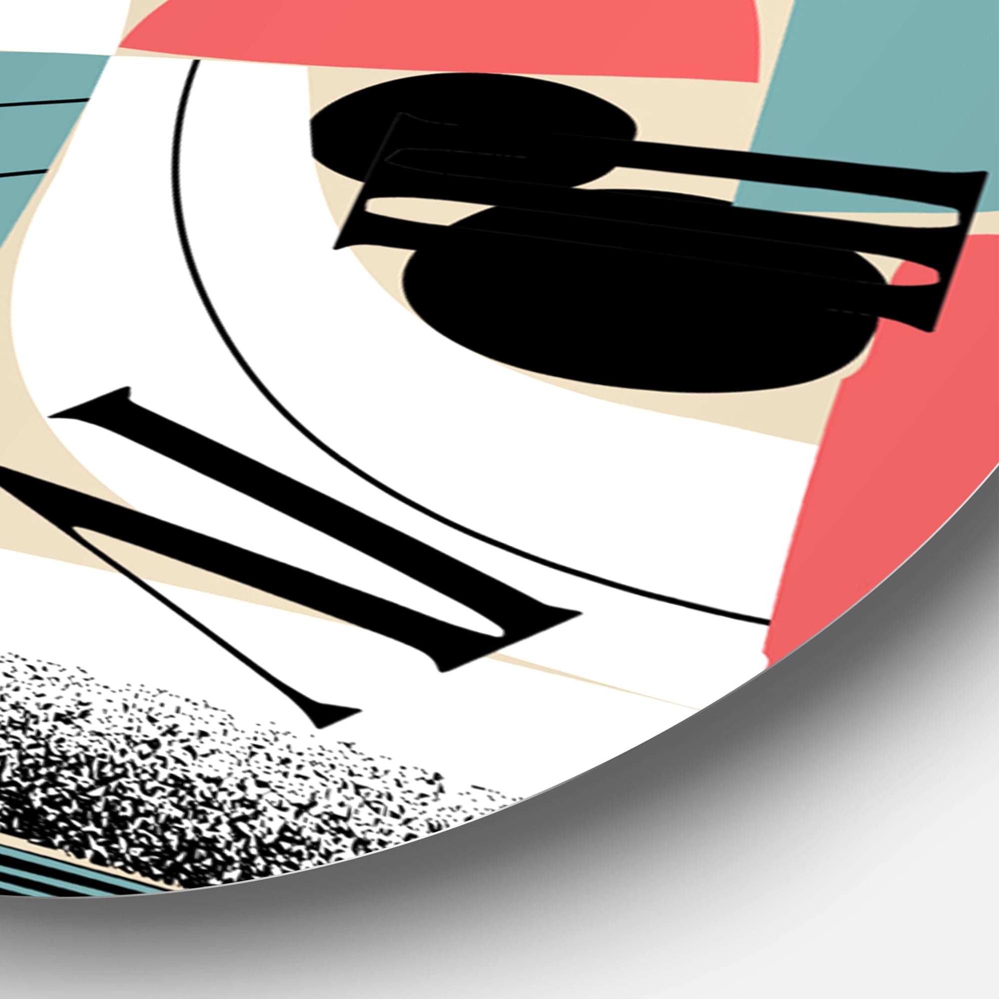 Designart 1 in Quartz Modern/Contemporary Wall Clock