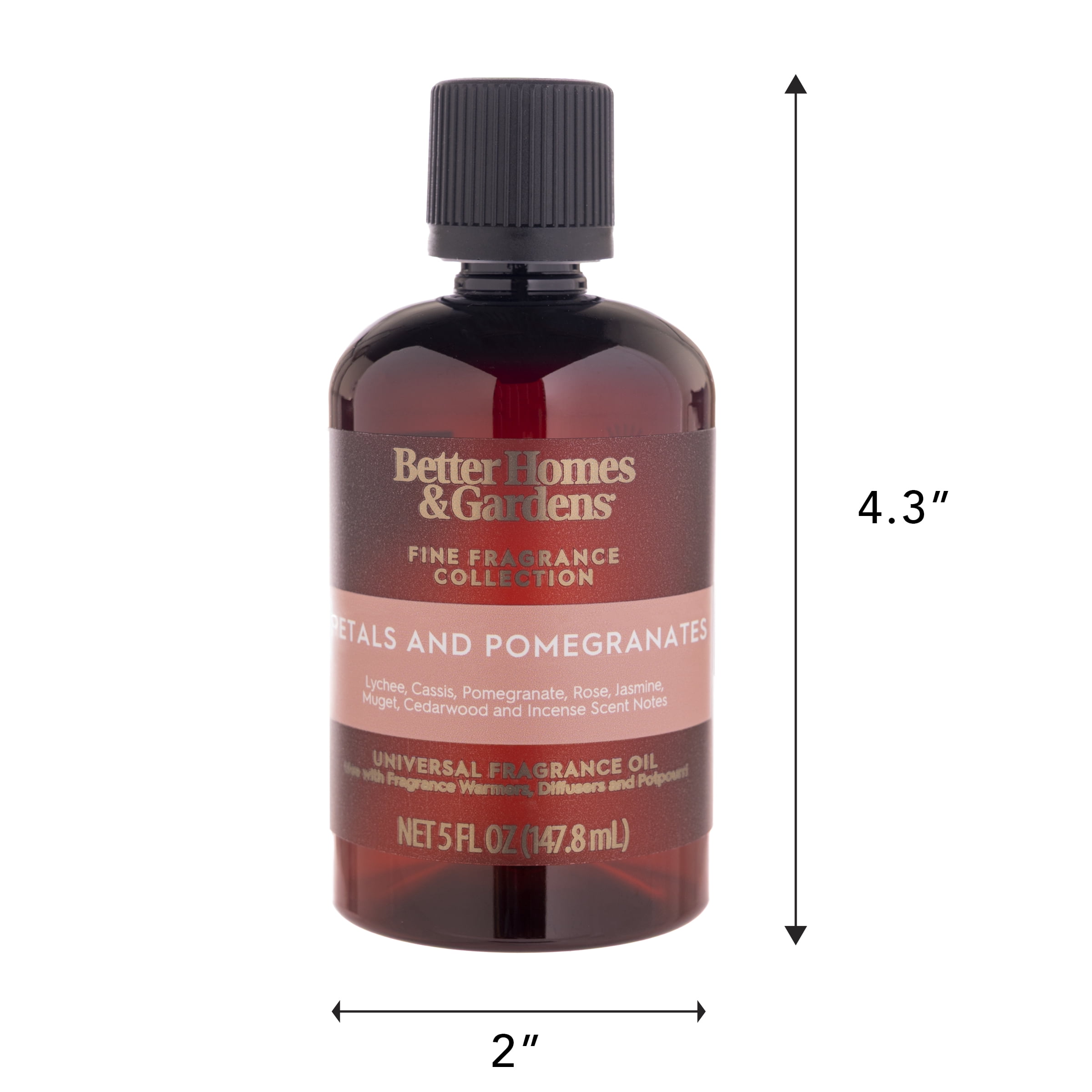 Better Homes & Gardens Fine Fragrance Universal Oil, Petals and Pomegranates, 5 fl oz