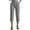 *Gray, variant on VBVC Women's High Waisted Pleated Capri Pants,Button Closure Cropped Dress Pants For Women,Ladies Elegant Business Office Work Slacks with Pockets,Black,S-3XL