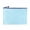 Blue, variant on SagaSave Mesh Zip Pouch Document Bag Folders Letter File Pockets A3/A4/A5 for School Office Supplies Waterproof