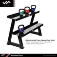 thumbnail image 5 of JFIT Kettlebell Rack, Hevy Duty Steel, Black, 5 of 6