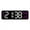 ABP, variant on 9 Inch Large Digital Wall Clock USB Powered TEMP Humidity Week Auto Dimmer DST Table Clock 12/24H Electronic LED Alarm Clock