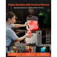 thumbnail image 3 of KFFKFF Commercial Slushy Machine, 12L Single Tank Frozen Drink Machine, 48 Cups Stainless Steel Margarita Smoothie Frozen Drink Maker, Slushie Maker for Home Party Restaurants Cafe Bars, 3 of 9