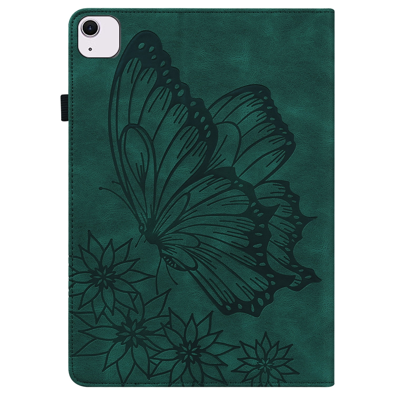 Dteck Butterfly Pattern Case for iPad Air 13 inch 2025/2024,Magnetic PU Leather Smart Auto Wake/Sleep Folio Stand Case Card Slot Pencil Holder Cover for iPad Air 13-in. M3/M2,Green