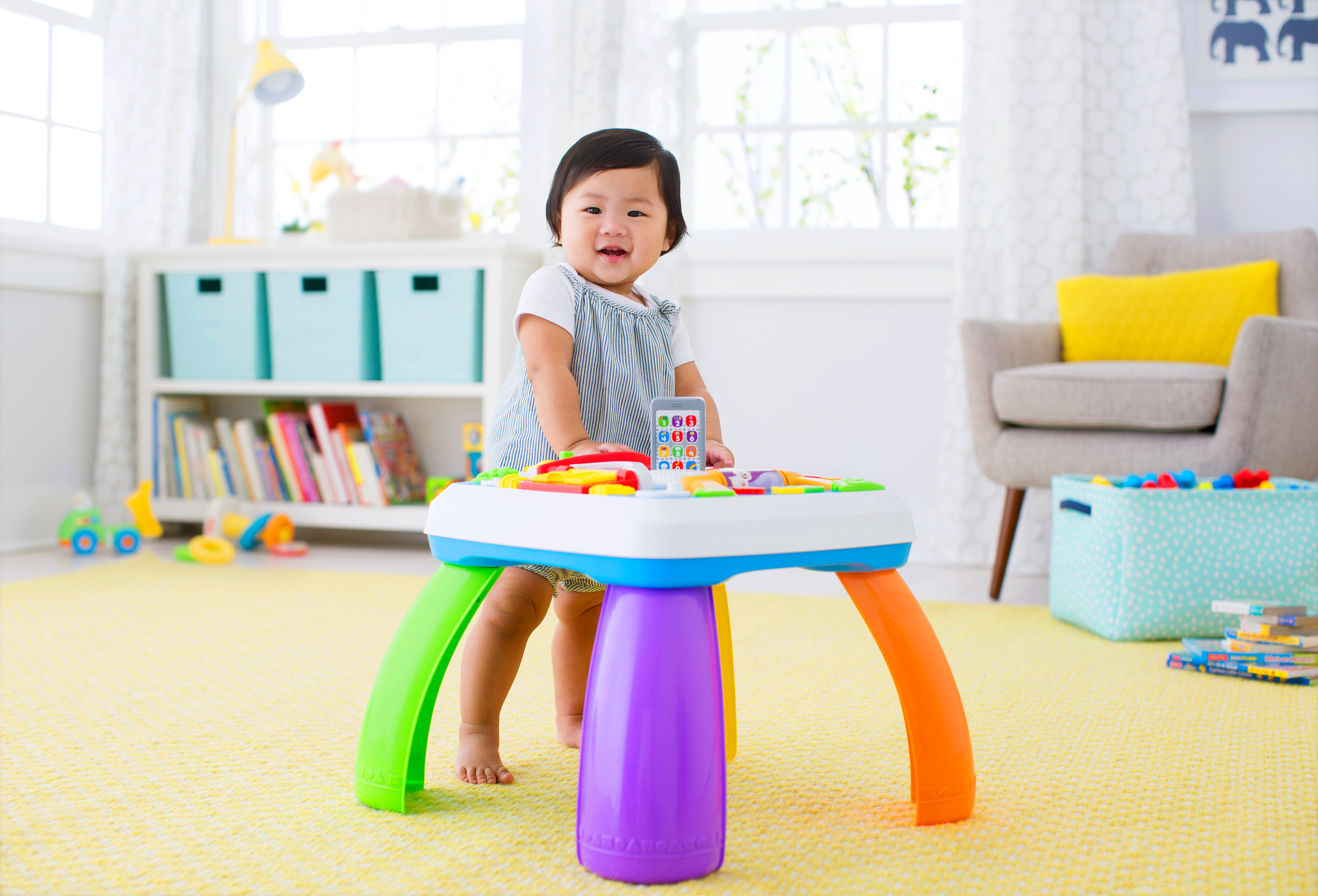 Fisher-Price Laugh & Learn Around the Town Learning Table Baby & Toddler Toy with Music & Lights - image 4 of 6