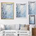 thumbnail image 4 of Designart "Tranquil White Winter Trees I" Landscapes Canvas Wall Art - Traditional Grey Winter Landscape Living Room Canvas Art, 4 of 6