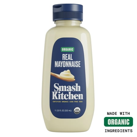 Smash Kitchen Organic Real Mayonnaise, 11.25 fl oz Bottle