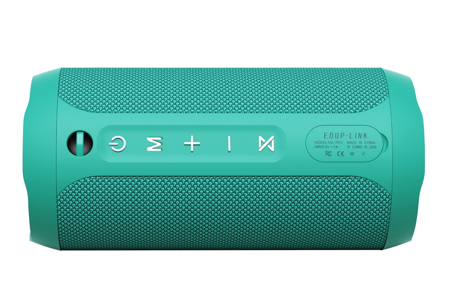 EDUPLINK Bluetooth Portable Speaker, Waterproof, Wireless, 20W, 20H Playtime, Teal, New