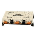 thumbnail image 2 of XINGXIANG Halloween Black Cat Tablecloth 90x90cm - Pumpkin & Cat Design Washable Rectangular Table Cover for Party Dinner Picnic Decor,Halloween Decorations (35.4x35.4 Inches), 2 of 5