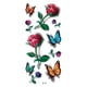 thumbnail image 1 of Pegatinas de tatuaje, tatuaje temporal para hombres, mujeres y adultos, pegatinas de rosas, pegatinas con impresión a color, pegatinas de tatuaje, 1 of 3