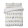 thumbnail image 2 of Full Size Down Alternative Comforter, Lightweight Comforter Quilt Bedding Set with Pillow Shams All Seasons Bed Comforter Duvet Insert 78"x90", 2 of 7