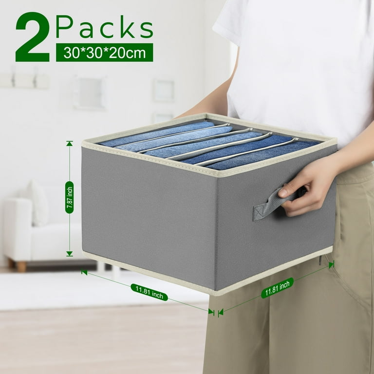 Foldable Closet Organizer For Clothes Storage Boxes With Flat Storage Bins  For Jeans, Sweaters, T Shirts, Pants, And Dormitories Wardrobe Separation  Box 230912 From Hu10, $10.68