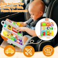 thumbnail image 3 of Innosky Busy Board Juguetes Montessori para niños pequeños de 1 año y niña Juguetes para bebés de 12 a 18 meses Juguetes sensoriales para niños pequeños de 1 a 3 años Juguetes de viaje educativos bili, 3 of 7