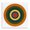 Earthy Boho Circles, variant on Stupell Industries Modern Contemporary Muted Circles Canvas Art, 17 x 17, by Jim Schlotzhauer