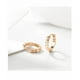 thumbnail image 2 of Pendientes Aretes Xtellar Dorados Diamante En Aro Estrella, 2 of 4