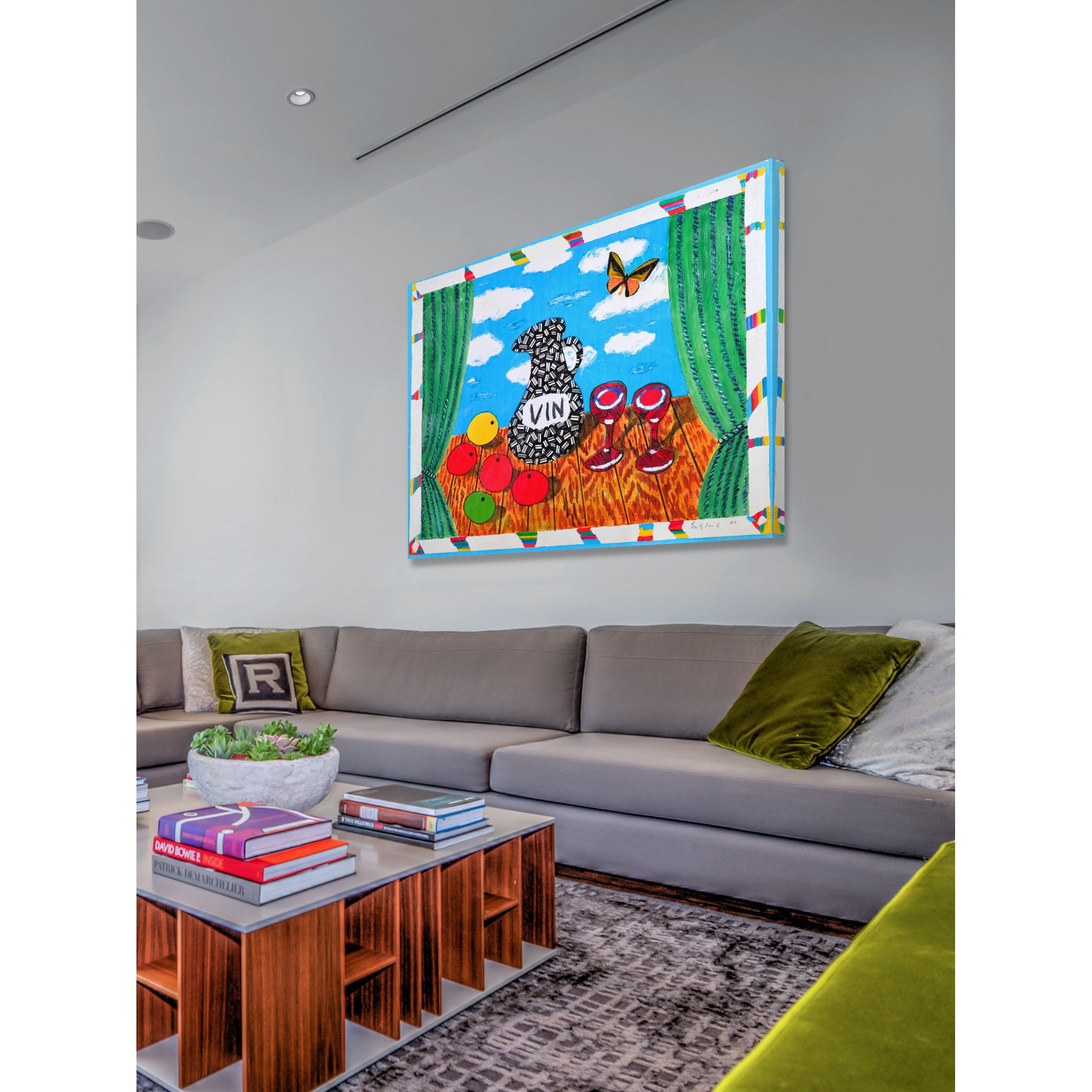 Marmont Hill "Le Vin" by Wayne Ensrud Painting Print on Canvas