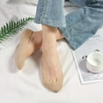 thumbnail image 4 of 3-8 Pairs Ultra Low Cut Liner Socks Women No Show Non Slip Hidden Invisible for Flats Boat Summer, 4 of 6