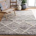thumbnail image 2 of SAFAVIEH Casablanca Reannon Diamond Area Rug, Grey/Ivory, 5' x 8', 2 of 8