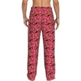 Xecao German Shepherd Dog Men's Straight Lounge Pajama Pants The