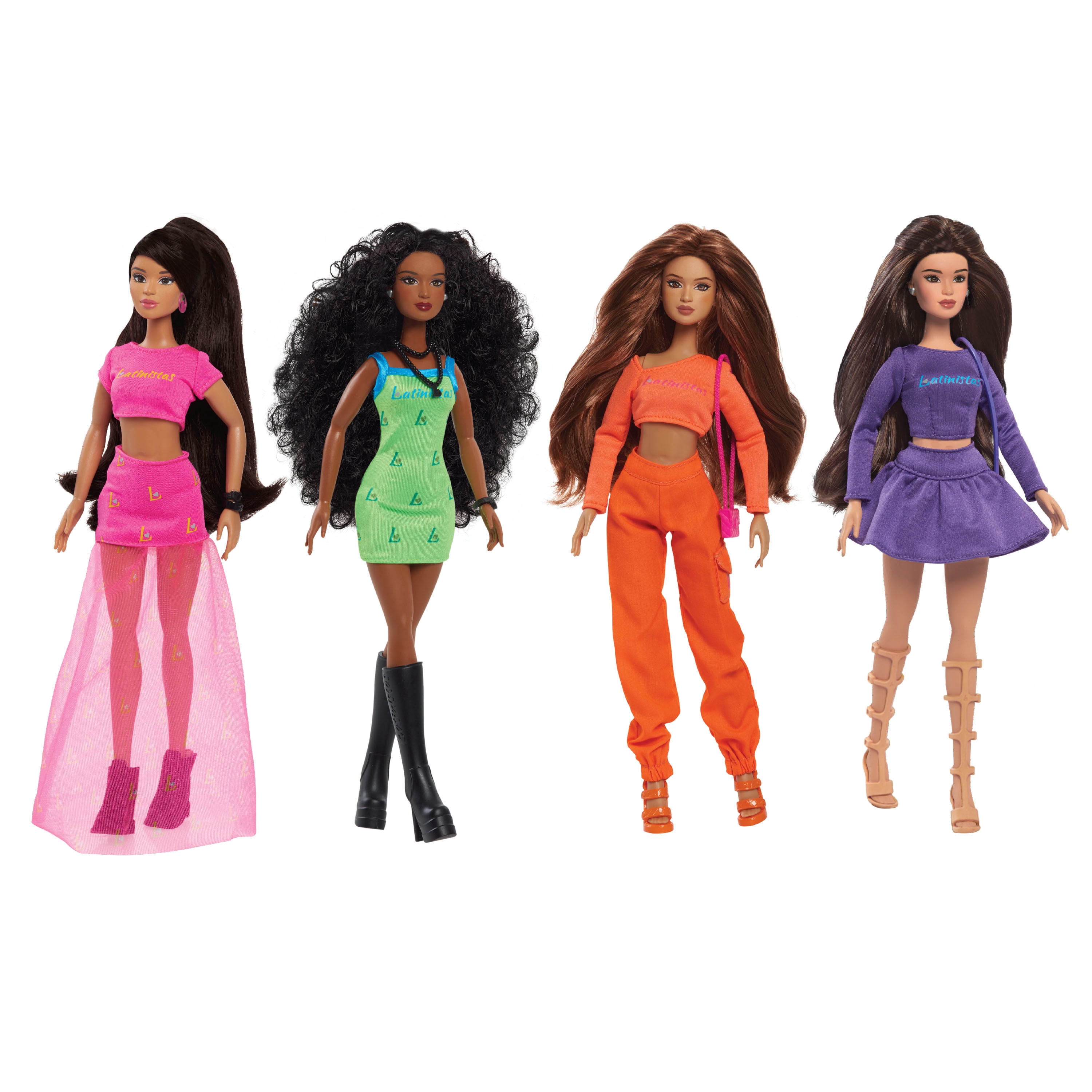 Latinistas Poseable Kids Doll, Plastic, 11.5", Ideal for Kids Ages 3+
