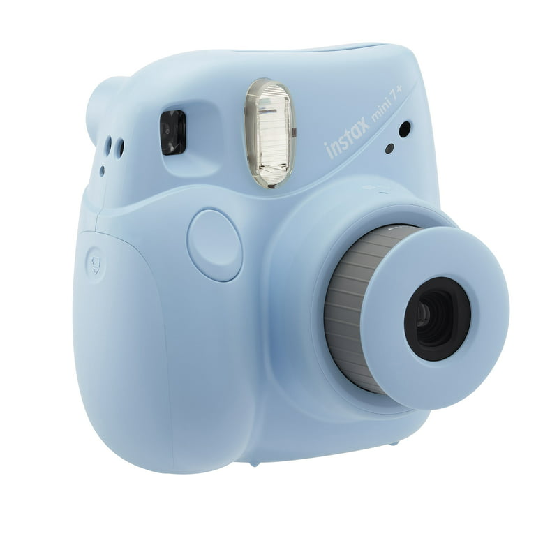 Restored Fujifilm Instax Mini 7+ Instant Film Camera - Light Blue  (Refurbished) 