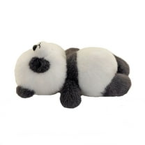Panda Stuffed Animal for Kids,8 inch Realistic Lying Panda Bear Stuffed Animal- Your New Snuggly Companion for Hugs and Bedtime - A Joyful Addition to Any Room