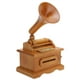 thumbnail image 4 of Caja de música de gramófono vintage con manivela, ideal para hacer tú mismo, regalo de cumpleaños o de Navidad., 4 of 14