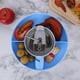 thumbnail image 3 of Bandeja redonda para aperitivos bandeja portátil multifuncional para aperitivos para adultos y niños viaje, 3 of 9