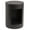 Black, variant on LeisureMod 14" Wide Round Side Table in Fiberstone with Open Storage Compartment and Painted Finish Indoor Outdoor Use Modern Home, Living Room, Bedroom, Patio, Garden Nook Collection in White