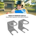 thumbnail image 4 of Estante de Exhibición de Bate de Béisbol de 2 Uds Soporte de Bate de Béisbol Acrílico Estante de Artículos Deportivos Montado en la Pared para Oficina de Estadio ANGGREK  Otros, 4 of 8