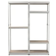 thumbnail image 3 of Baxton Studio Gavin White Metal 7-Shelf Closet Storage Racking Organizer-Color:White,Material:Metal,Quantity:1,Style:Traditional, 3 of 6