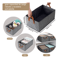 thumbnail image 4 of 2 Cajas Organizadoras Para Ropa Modelo Gris, 4 of 4