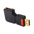 thumbnail image 4 of Yazoeia DisplayPort Male to Female Extension Adapter Standard DP Left Angled 90 Degree CJC912-24596, 4 of 8