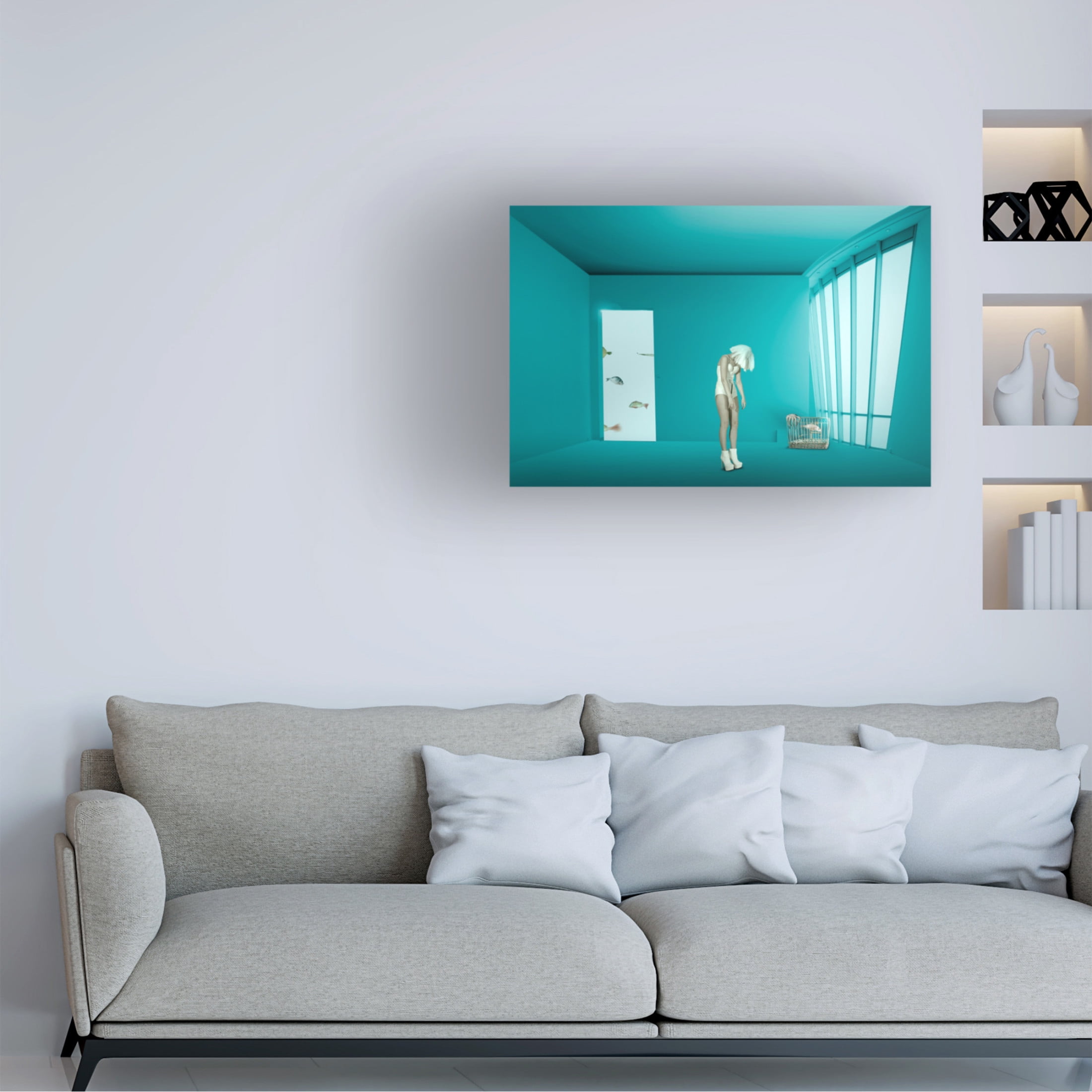 Trademark Fine Art Christine von Diepenbroek Caging Canvas Wall Art