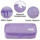 thumbnail image 3 of Estuche para lápices WEMATE organizador grande almacenamiento púrpura claro, 3 of 7