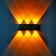 thumbnail image 3 of Inteprter Lámpara LED inteligente acrílica a prueba de polvo para interiores, lámparas de noche impermeables, luces montadas en la pared Iluminación y accesorios Amarillo 6W, 3 of 6