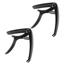 2PC Guitar Capo, 2in1 Zinc Metal Capo for Acoustic and Electric Guitars, Ukulele, Mandolin, Banjo, Guitar Accessories