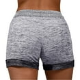 thumbnail image 5 of BXINGOHAI Womens 3" Running Shorts Mesh High Waisted Workout Shorts Quick Dry Athletic Shorts with Pockets Gray,3XL, 5 of 7