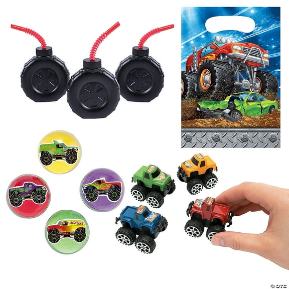 Monster Truck Party Favor Kit for 12