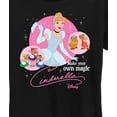thumbnail image 3 of Disney Princess - Cinderella Make Your Own Magic  - Women's Short Sleeve Graphic T-Shirt, 3 of 5