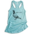 thumbnail image 1 of Stay Coo Tank Top, Ladies Racerback Tank Top, Funny Pidgeon Tank, Cute Bird Saying, Cool Bird Tank, Cancun, X-Large, 1 of 3