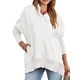 thumbnail image 1 of Sudadera informal de baile sexy para mujer, jersey con tapeta, camiseta holgada de manga larga, camisa de Color liso liso, 1 of 2