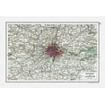 thumbnail image 2 of Bartholomew 24x18 White Modern Wood Framed Museum Art Print Titled - London UK - Bartholomew 1921, 2 of 4
