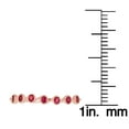 thumbnail image 3 of 10k Rose Gold Genuine Round Ruby Stackable Band, 3 of 5