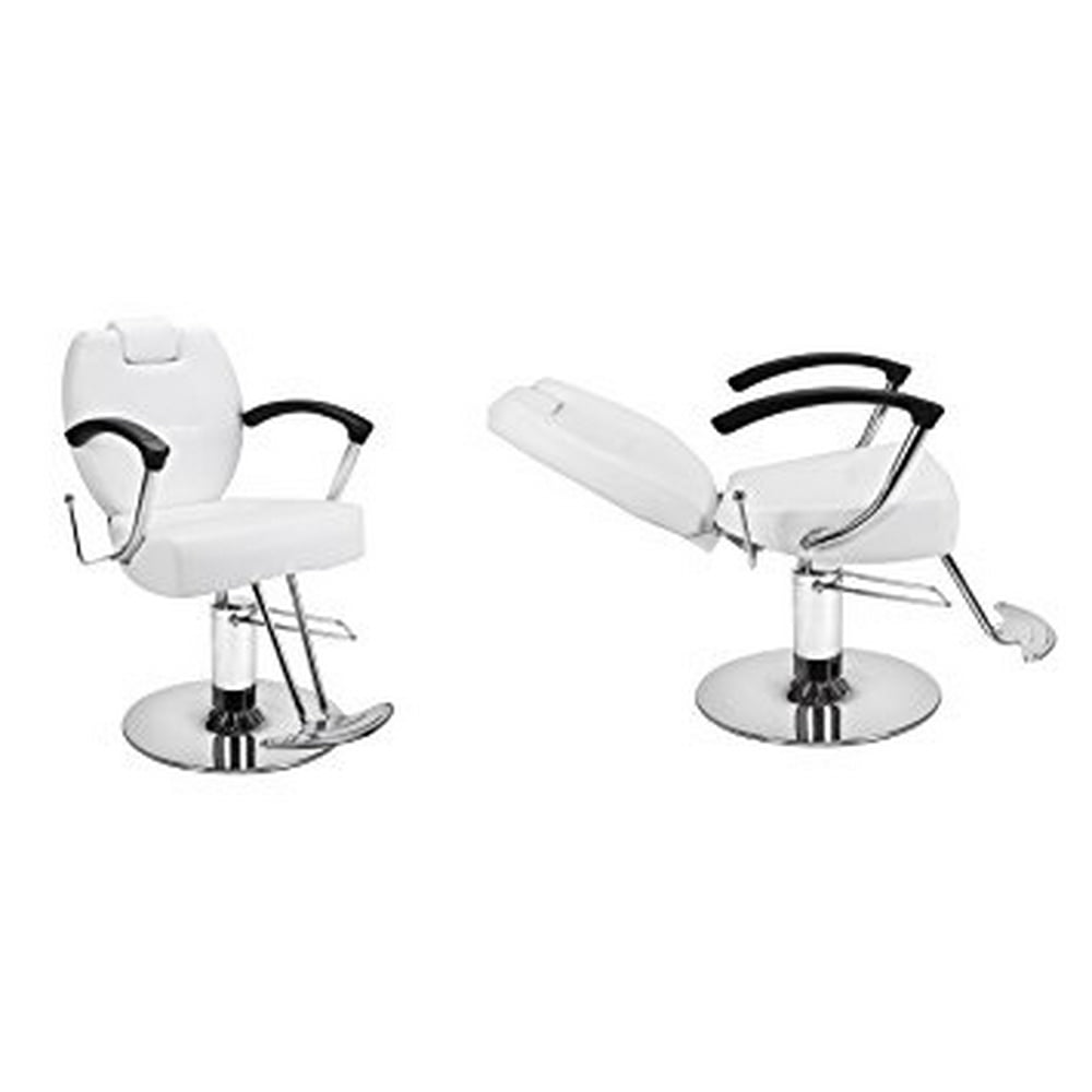 DUO Beauty Salon Styling Chair HERMAN WHITE All Purpose Salon Furniture