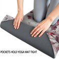 thumbnail image 3 of Pioneer Flower Floral Print Pattern Hot Yoga Mat Towel Non Slip for Hot Yoga - Quick-Drying Yoga Mat Cover with 4 Corner Pockets with Travel Bag - Hot Yoga Towel Non Slip 70"x26", 3 of 6
